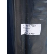 Építési fekete takarófólia 4m/25m/0,08mm